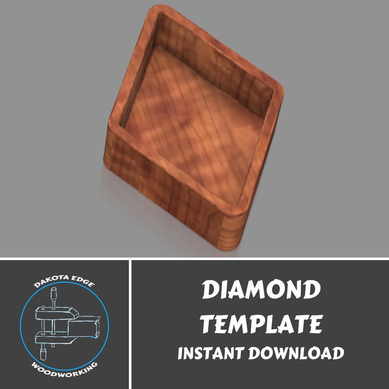 Diamond Shaped Printable Template, Instant Digital Download, PDF Diamond Shaped Printable Template, Instant Digital Download, PDF