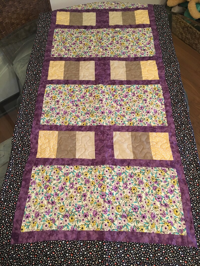 Purple Table Runner
