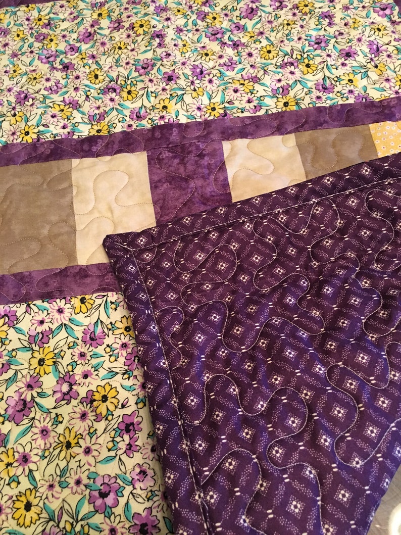 Purple Table Runner