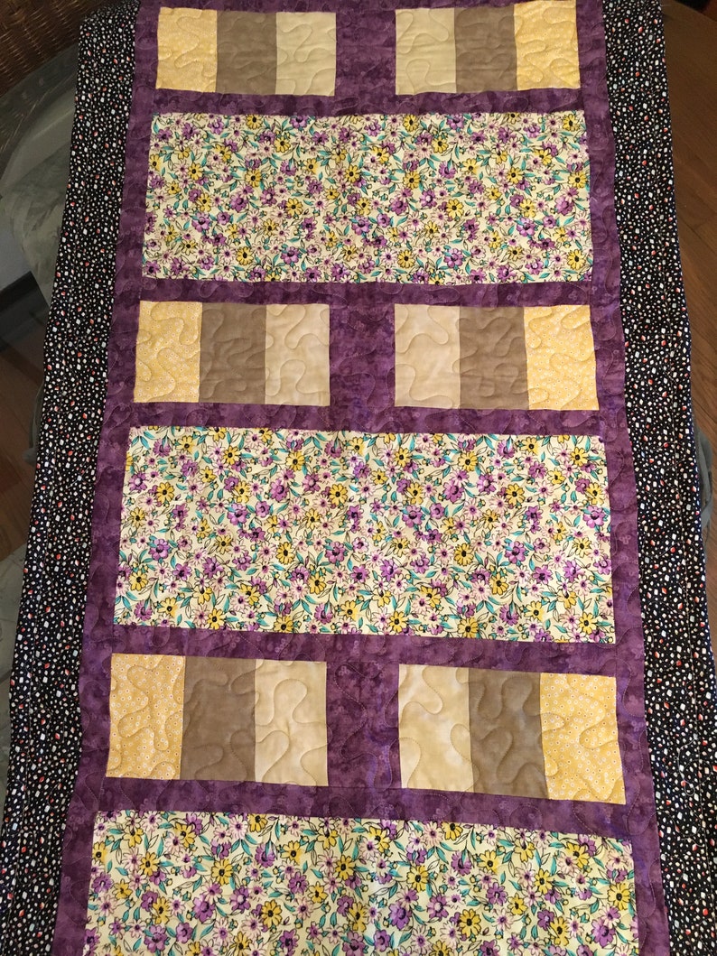 Purple Table Runner