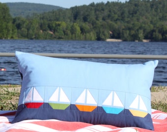 Set Sail Pillow Sham Pattern PDF by Jen Daly Quilts - Instant Download
