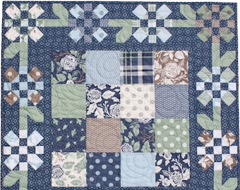 Cottage Garden Quilt Pattern PDF by Jen Daly
