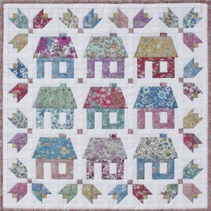 Cottage Blooms Quilt Pattern PDF by Jen Daly Quilts