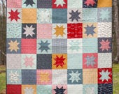 Falling Stars Quilt Pattern PDF by Jen Daly Quilts