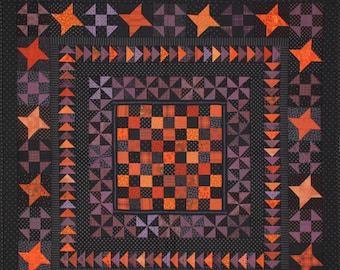 Glow in the Dark Quilt Pattern PDF by Jen Daly Quilts - Instant Download