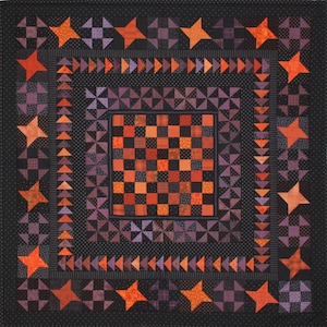 Glow in the Dark Quilt Pattern PDF by Jen Daly Quilts - Instant Download