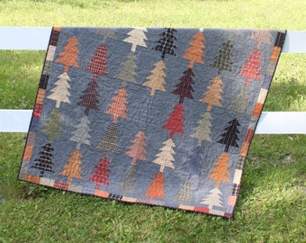 North Woods Lap Quilt Pattern PDF par Jen Daly Quilts