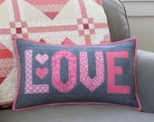 Big Love Pillow Sham Pattern PDF by Jen Daly Quilts