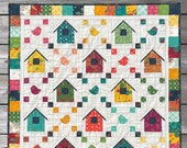 Cheery Chickadees Quilt Pattern PDF by Jen Daly Quilts