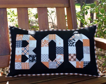 Boo Pillow Sham Pattern PDF by Jen Daly Quilts