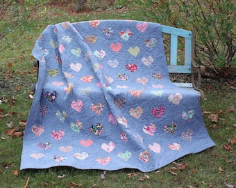 Bless Her Heart Lap Quilt Pattern PDF by Jen Daly Quilts