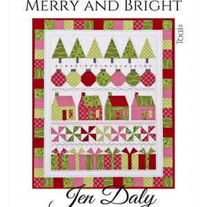 Merry and Bright Quilt Pattern PDF by Jen Daly Quilts Instant Download image 3