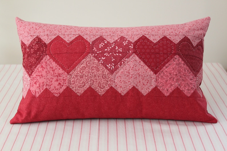 Have A Heart Pillow Pattern PDF by Jen Daly Quilts Instant Download image 1