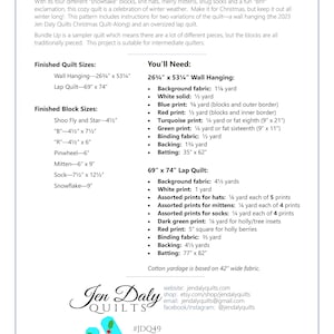 Bundle up Quilt Pattern PDF by Jen Daly Quilts - Etsy