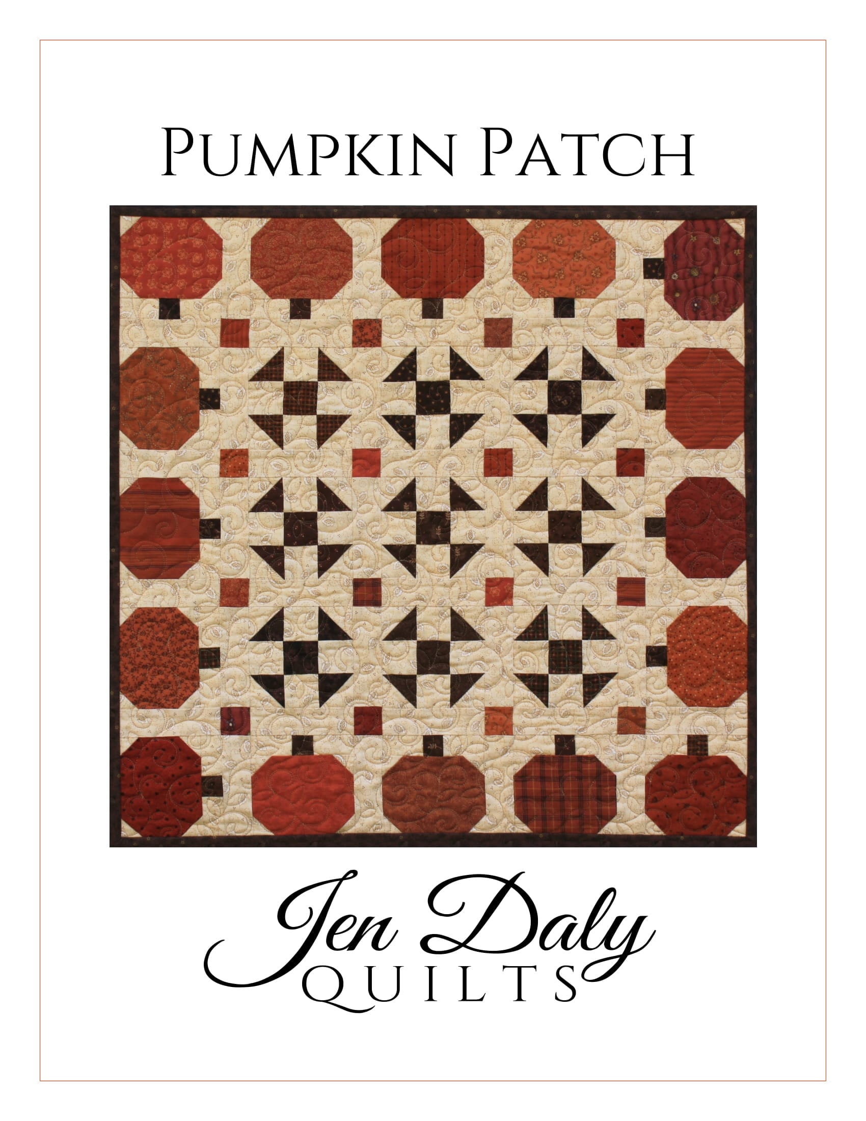 Pumpkin Patch Quilt Pattern PDF by Jen Daly Quilts - Etsy