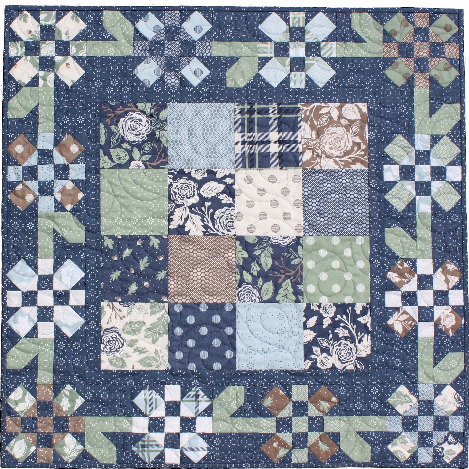 Cottage Garden Quilt Pattern PDF by Jen Daly Etsy
