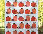 Pumpkin Blossoms Quilt Pattern PDF by Jen Daly Quilts