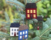 Cozy Cottages Ornament Pattern PDF by Jen Daly Quilts