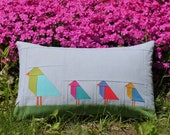 Chirp Crossing Pillow Sham Pattern PDF by Jen Daly Quilts