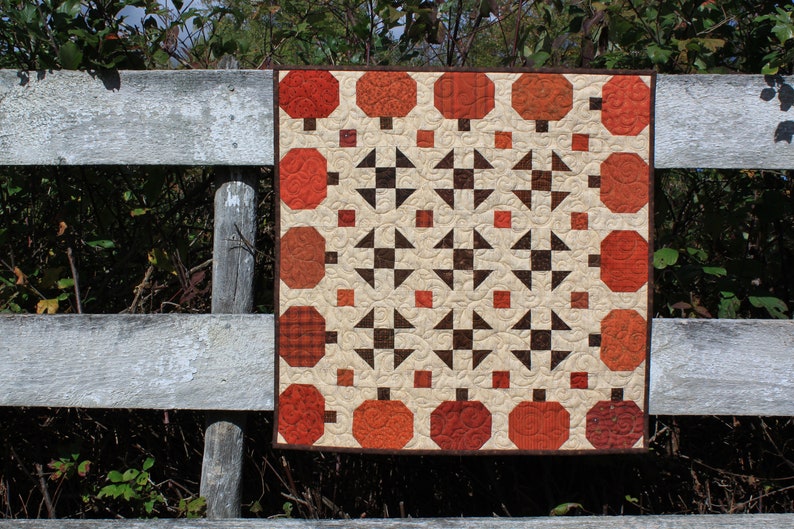 Pumpkin Patch Quilt Pattern PDF by Jen Daly Quilts image 4