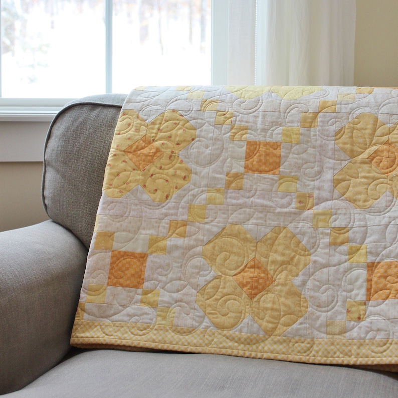 Buttercup Lap Quilt Pattern PDF by Jen Daly Quilts image 4