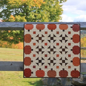 Pumpkin Patch Quilt Pattern PDF by Jen Daly Quilts image 1