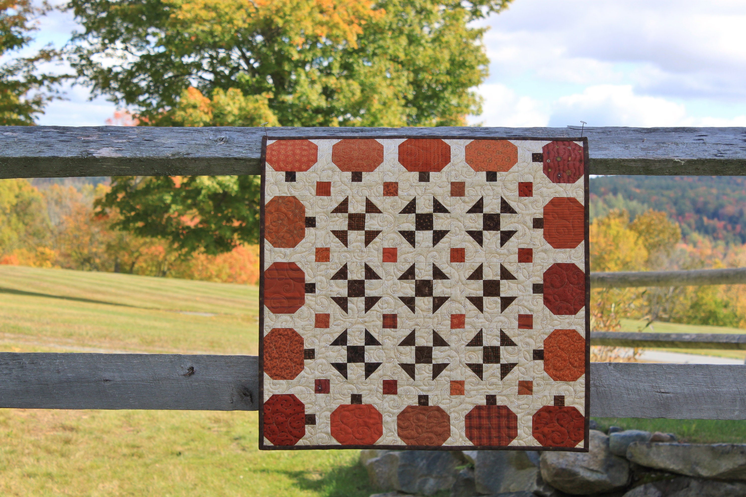 Pumpkin Patch Quilt Pattern PDF by Jen Daly Quilts - Etsy
