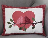 Lovebirds Pillow Pattern PDF by Jen Daly Quilts - Instant Download