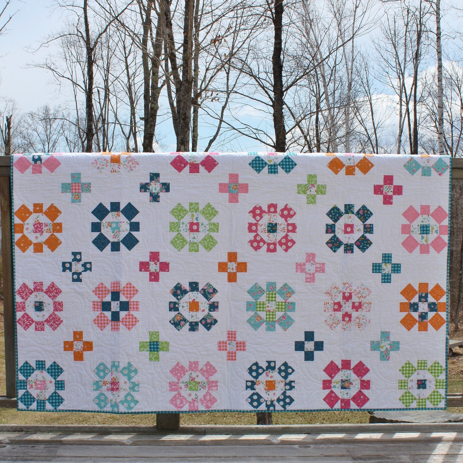 Cartwheels Lap Quilt Pattern PDF by Jen Daly Quilts Etsy