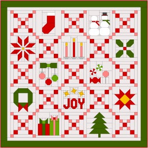 Comfort & Joy Quilt Pattern PDF by Jen Daly Quilts