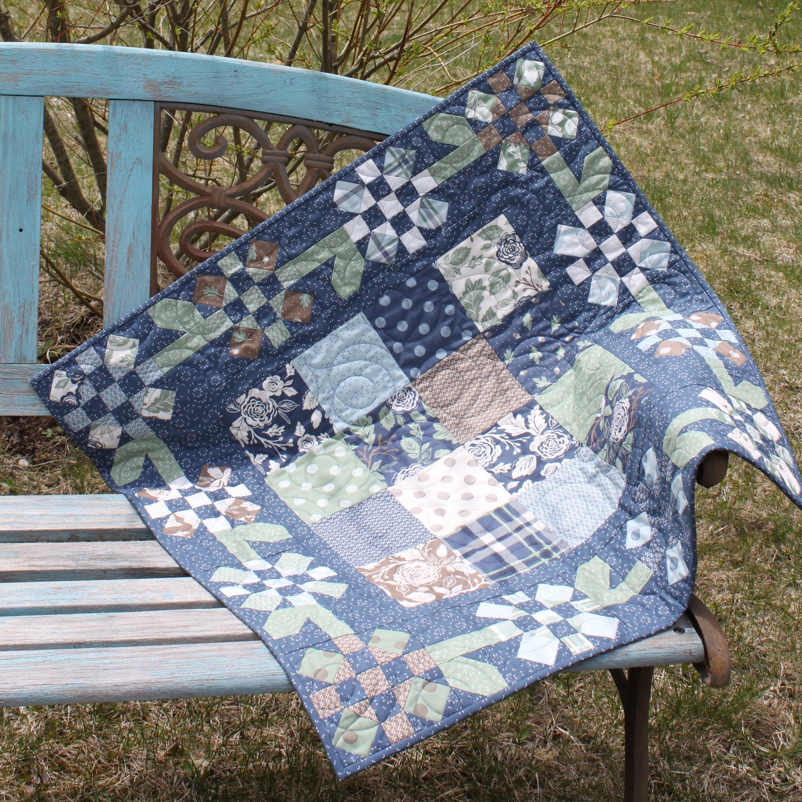 Cottage Garden Quilt Pattern PDF by Jen Daly Etsy
