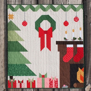 Patrón de colcha "La noche antes de Navidad" (PDF) de Jen Daly Quilts