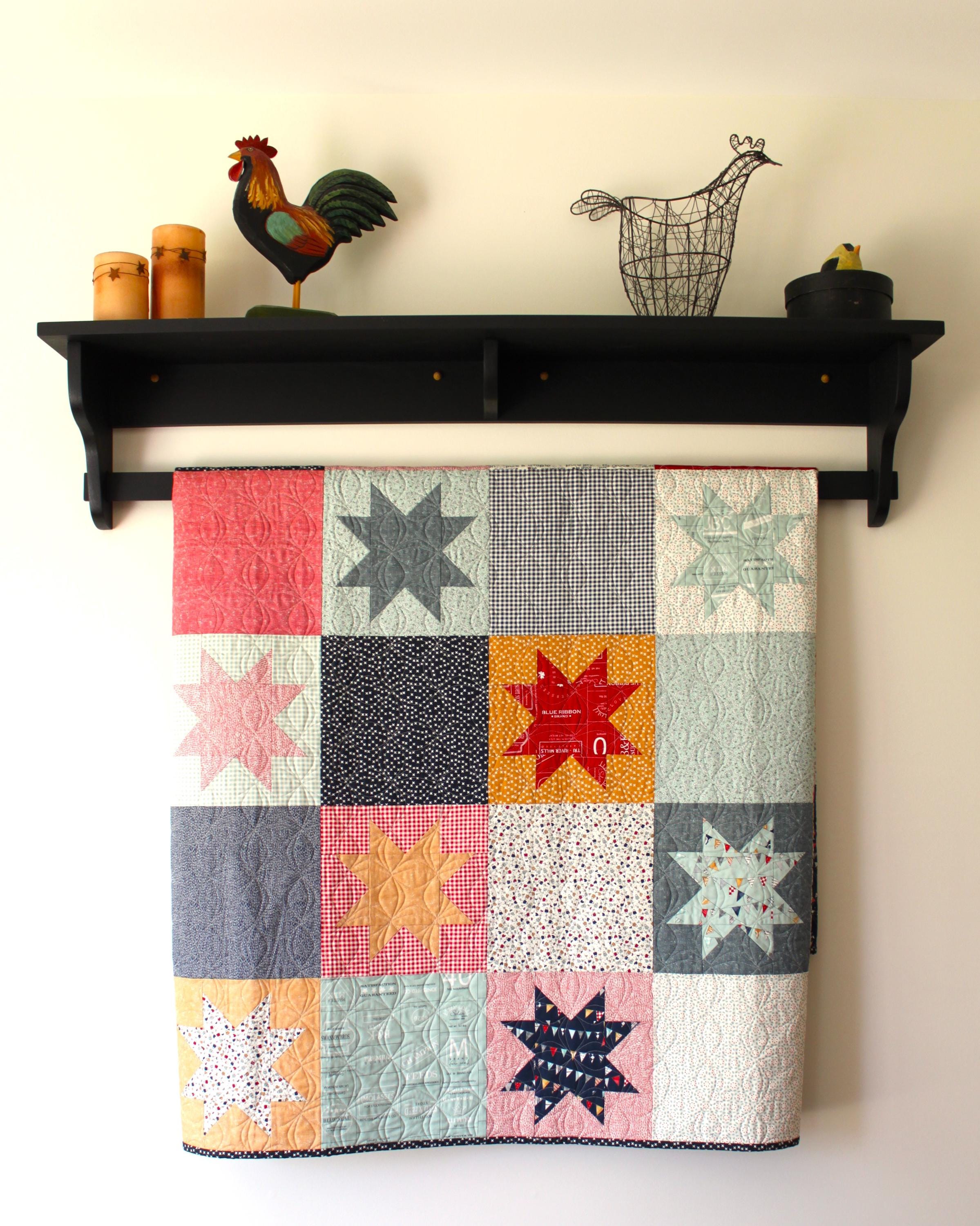 Falling Stars Quilt Pattern PDF by Jen Daly Quilts - Etsy