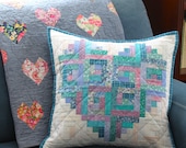 Dear Heart Pillow Pattern PDF by Jen Daly Quilts