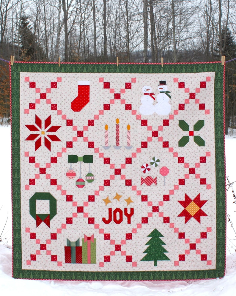 Comfort & Joy Quilt Pattern PDF by Jen Daly Quilts image 4
