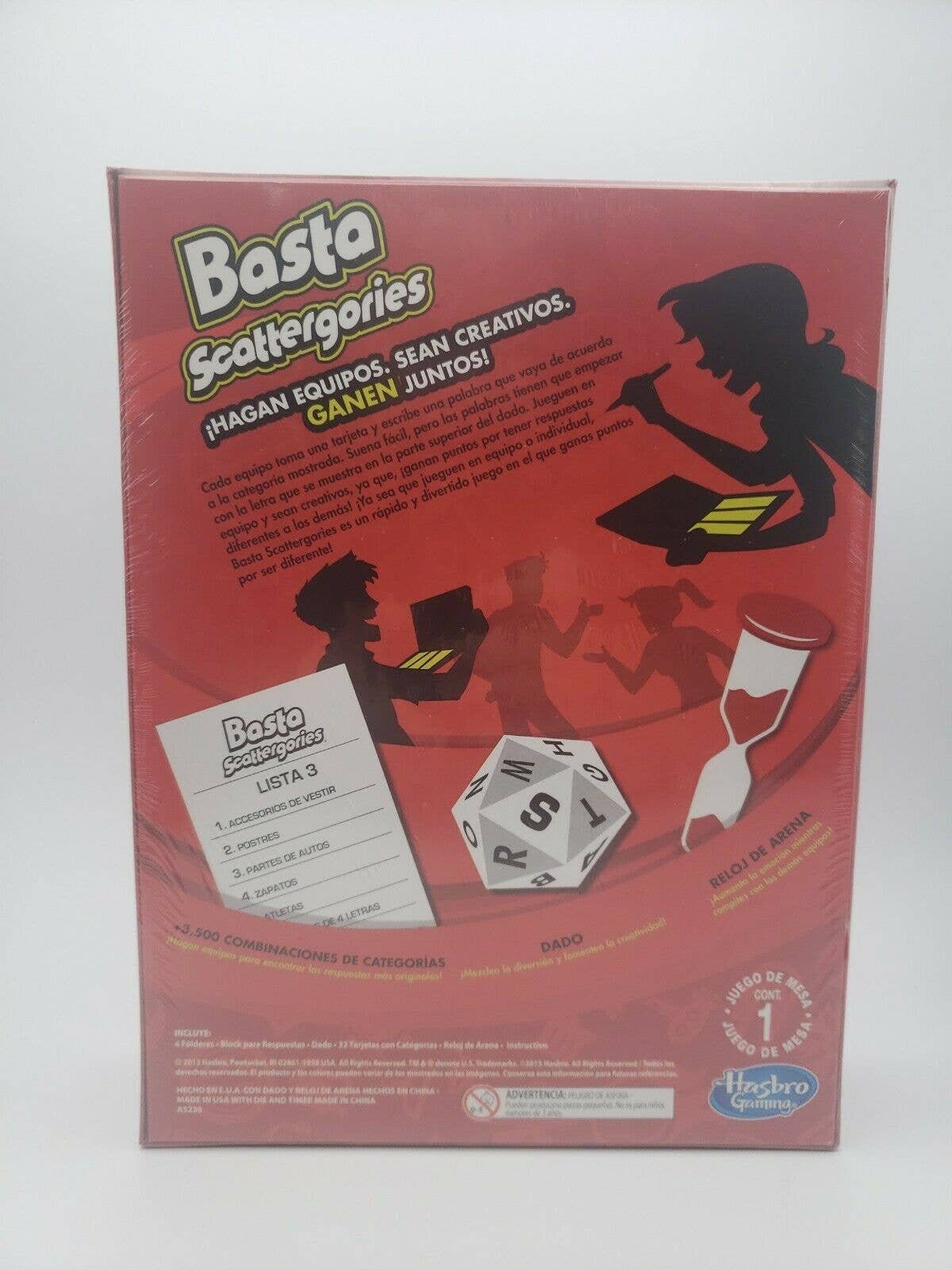 Basta (Scattergories) game for Spanish class