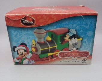 Department 56 Mickey’s Holiday Train Engine - Mickey’s Merry Christmas Village