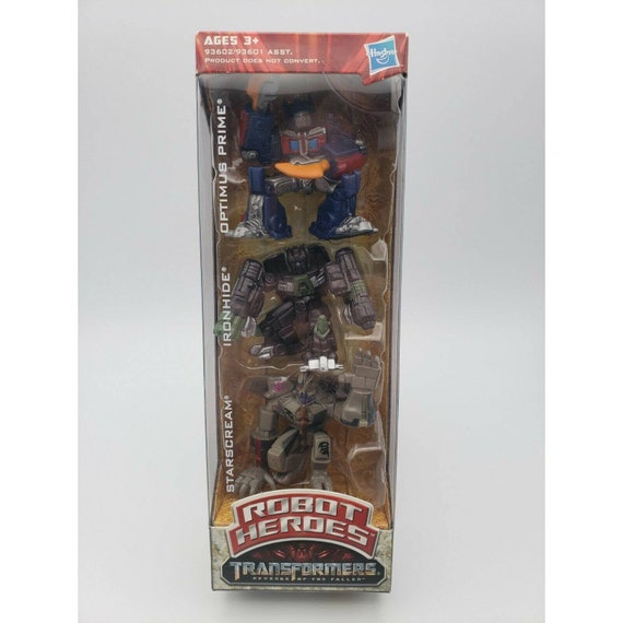 Figuras Transformers Robot Heroes Optimus Prime Vs Scorponok - 5 Cm, Coleccionables