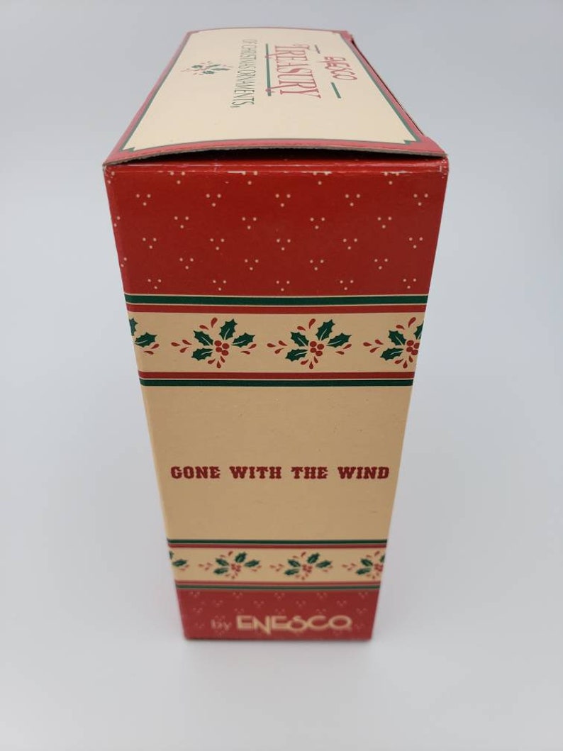 1989 Enesco Gone With The Wind Treasury Ornament 50th Anniversary NIB Brand New Old Stock RARE image 4