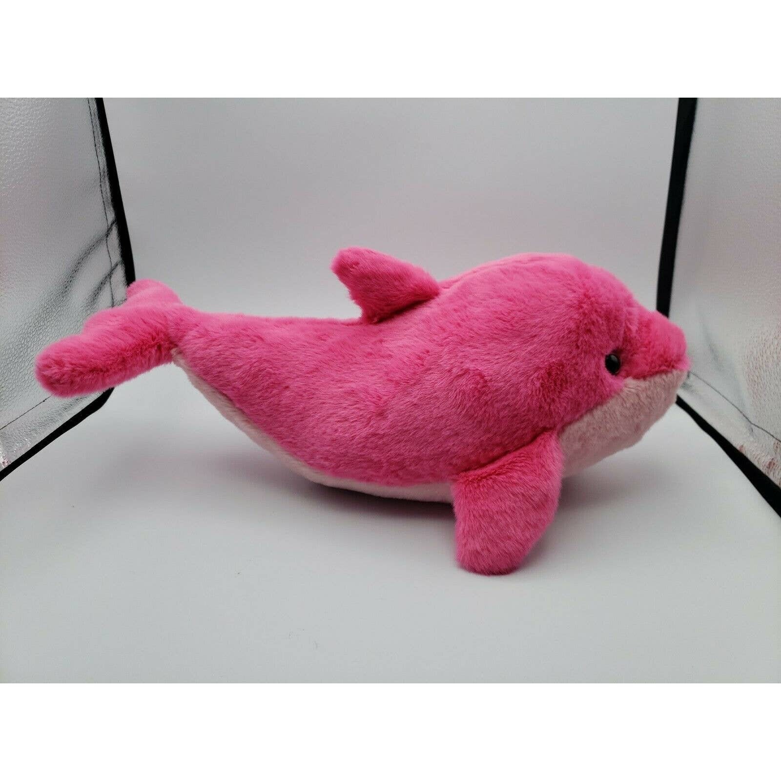 pink dolphin plush toy