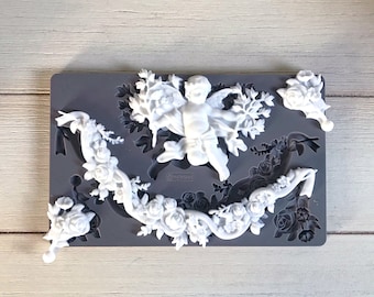 Silicone mold to create beautiful CHERUB Angel Cherubs