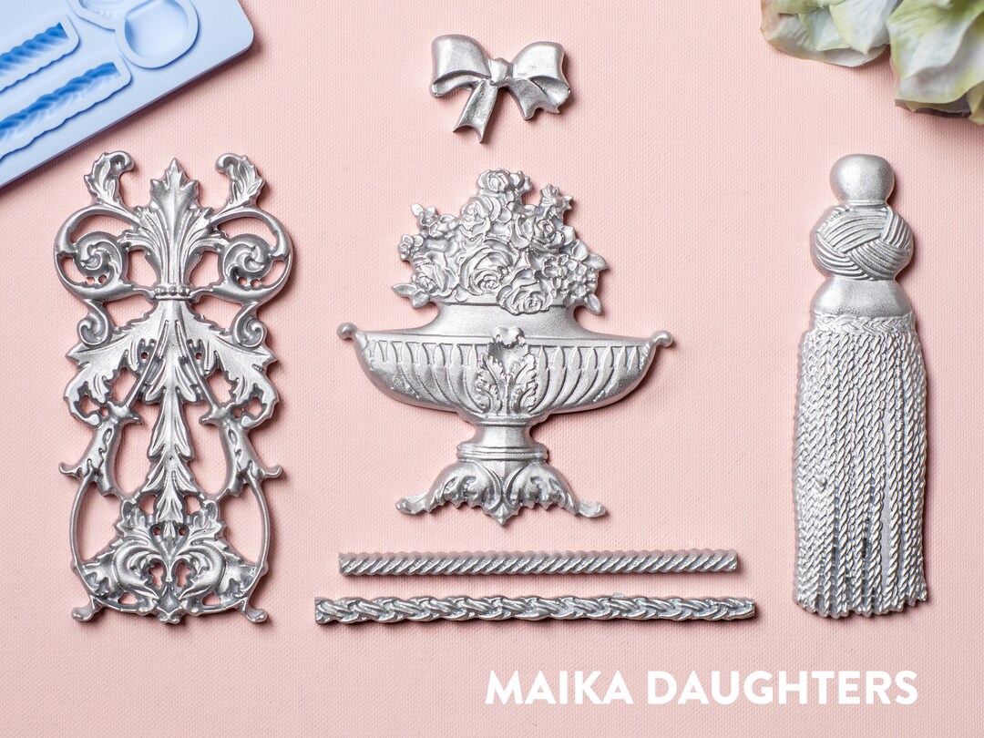 3D Silicone Mold TRIMMINGS Lablanche Molds Limited Etsy