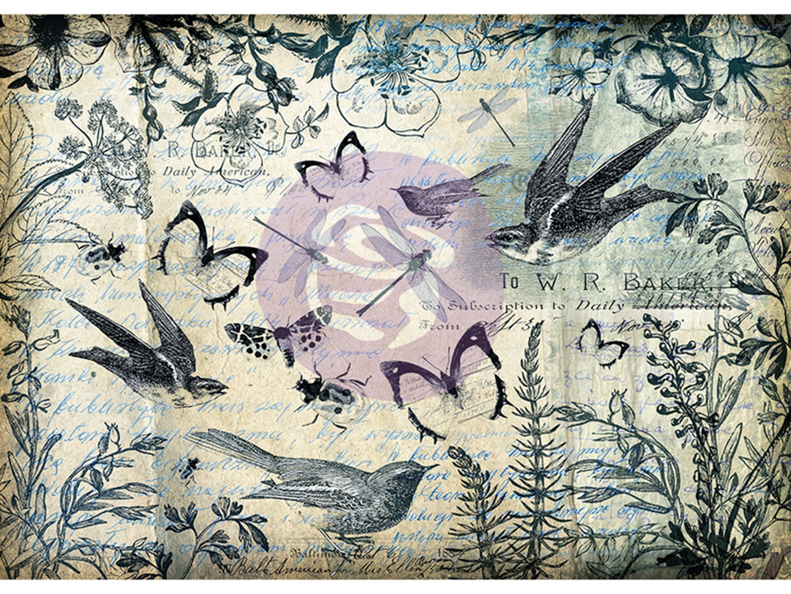 Decorative Paper Decoupage Paper WILDERNESS Finnabair Etsy