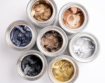 Dixie Belle Paint Gilding Wax Paste - Antique Gold, Gold, Silver, Copper, Bronze, Zinc and Black for Furniture & Crafts