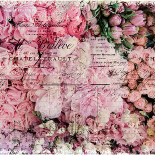 Decoupage Tissue Paper FLOWER MARKET Redesign With Prima Etsy