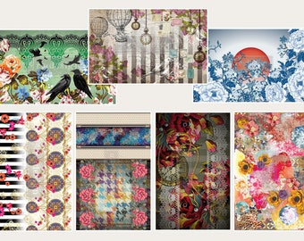 Entire CeCe ReStyled Decoupage Tissue Collection for ReDesign with Prima ∙ Tissue Paper for Decoupage ∙ Decoupage Paper