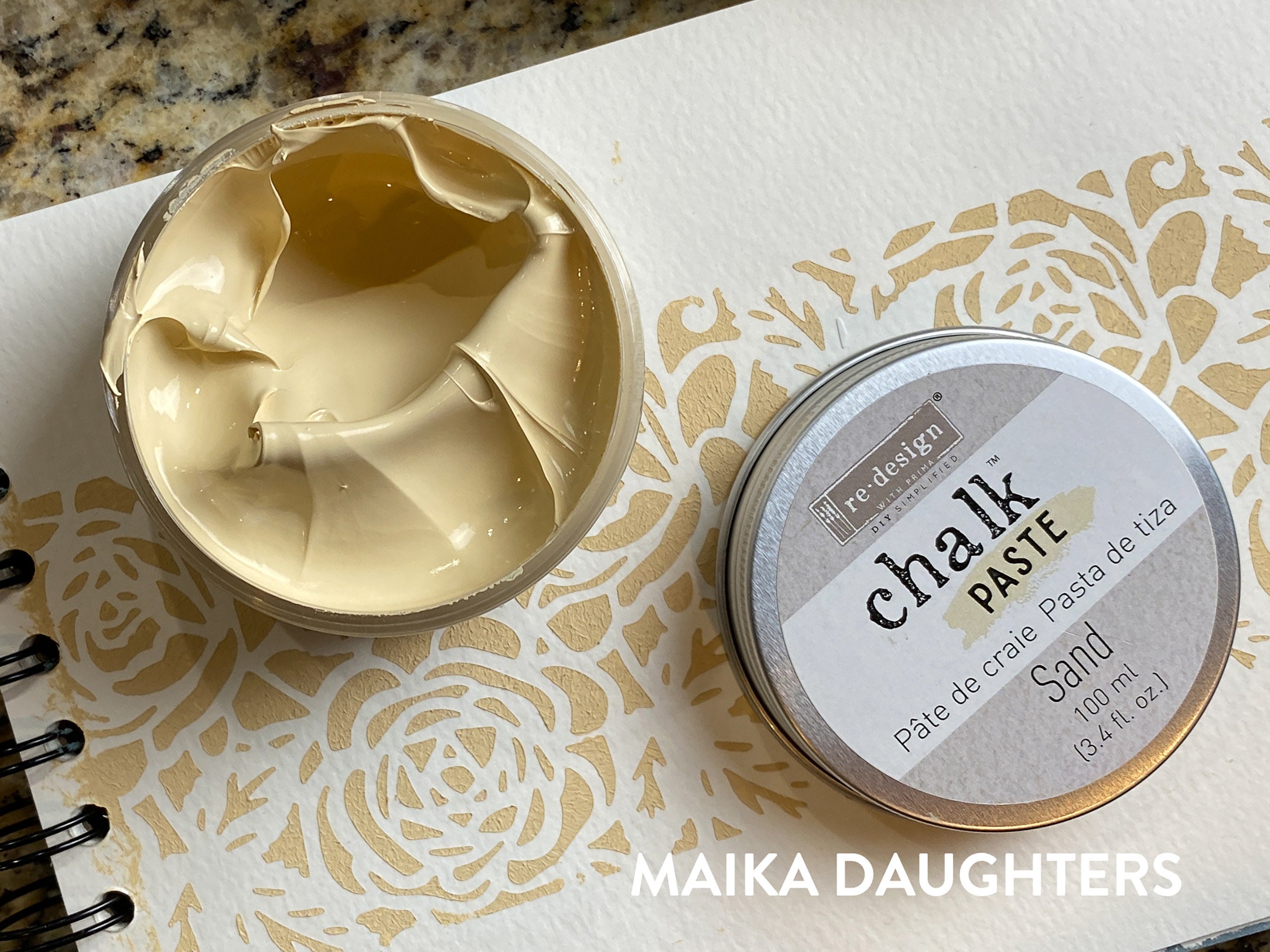 Redesign Chalk Paste® 3.4 Fl. Oz. (100Ml)-Chalky White Paint Ink