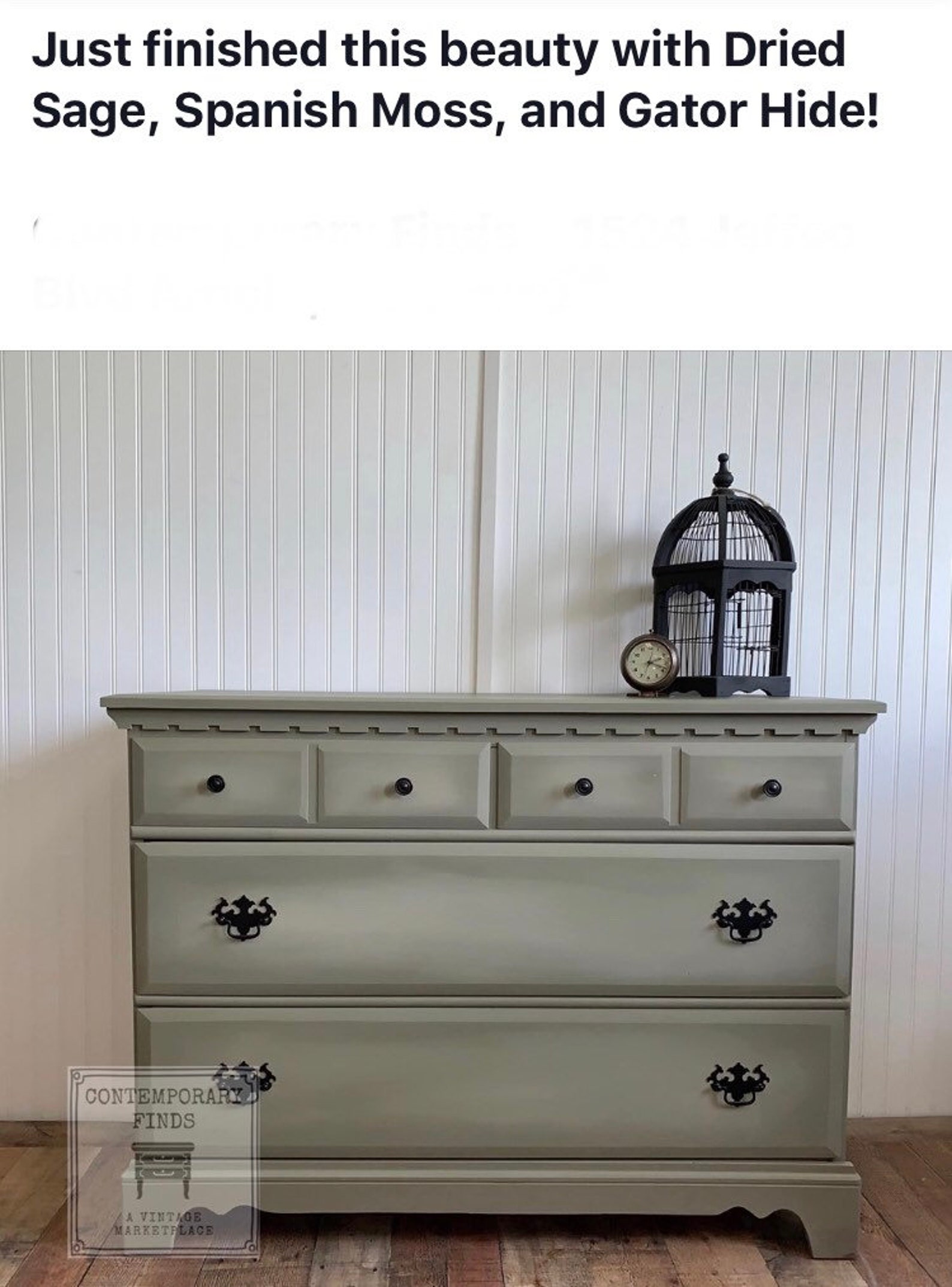 Dixie Belle Chalk Mineral Paint DRIED SAGE Etsy