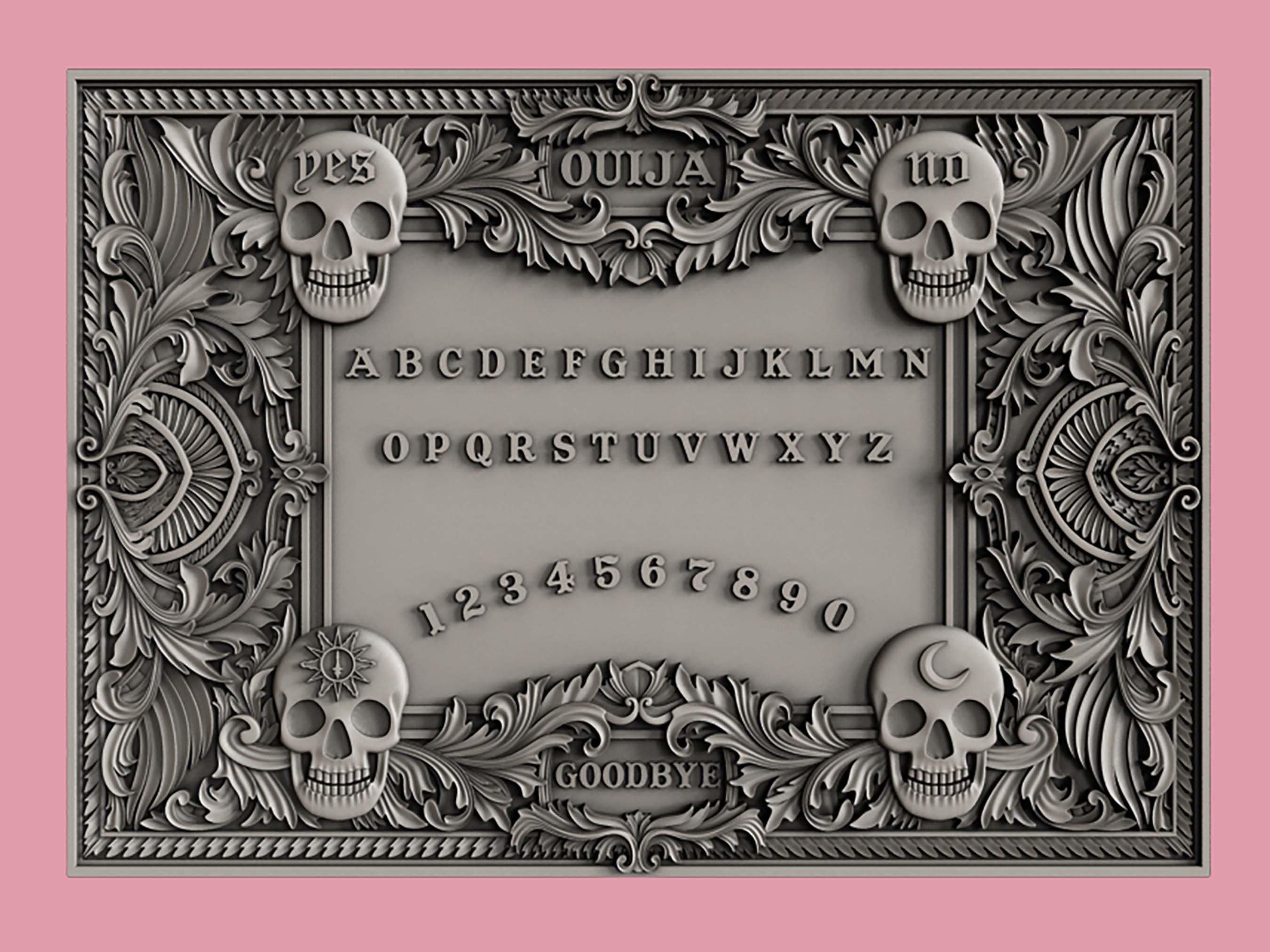 Silicone Mold OUIJA BOARD Zuri Molds Resin Molds Etsy