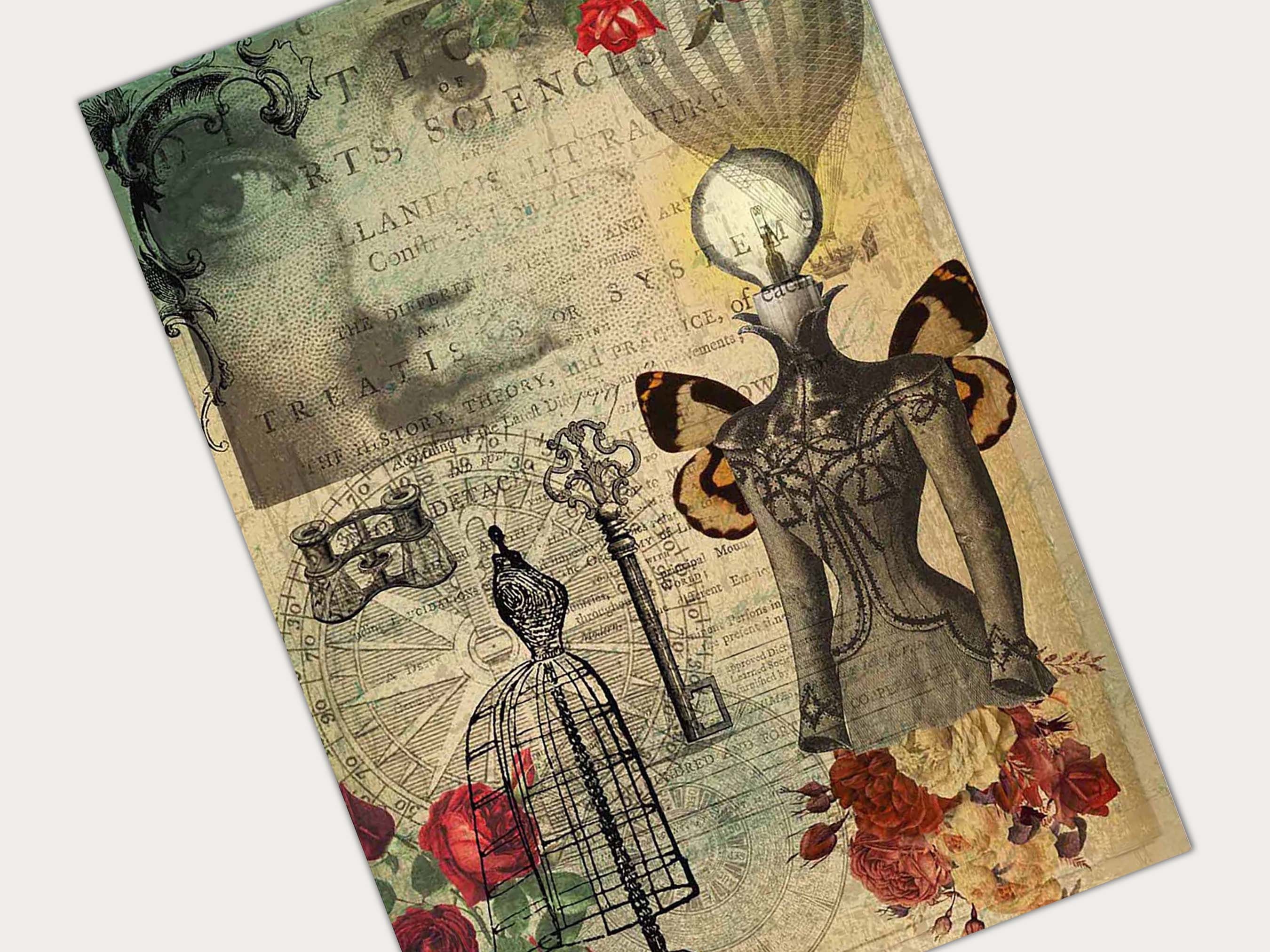 The Press - A2 Rice Decoupage Paper - Decoupage Queen
